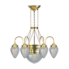 belysning 423 Lysekrone i Jugendstil belysning 423 Lysekrone i Jugendstil