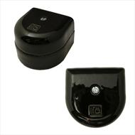 256 Koblingsboks i svart porselen